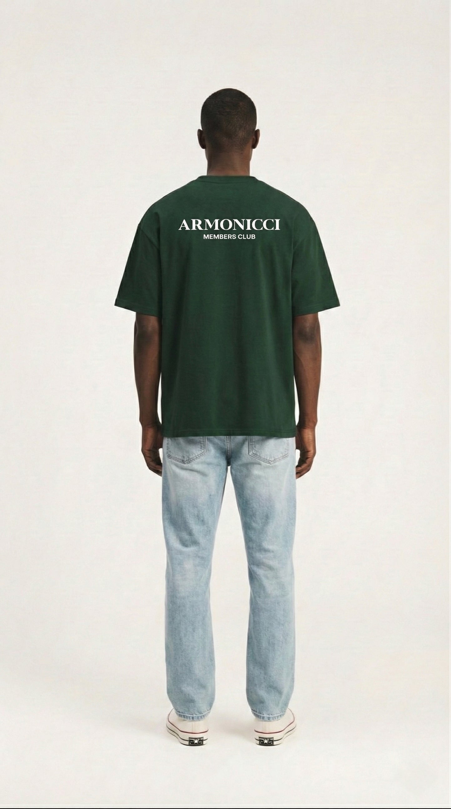 Oversized Royal Green Members Club T-Shirt