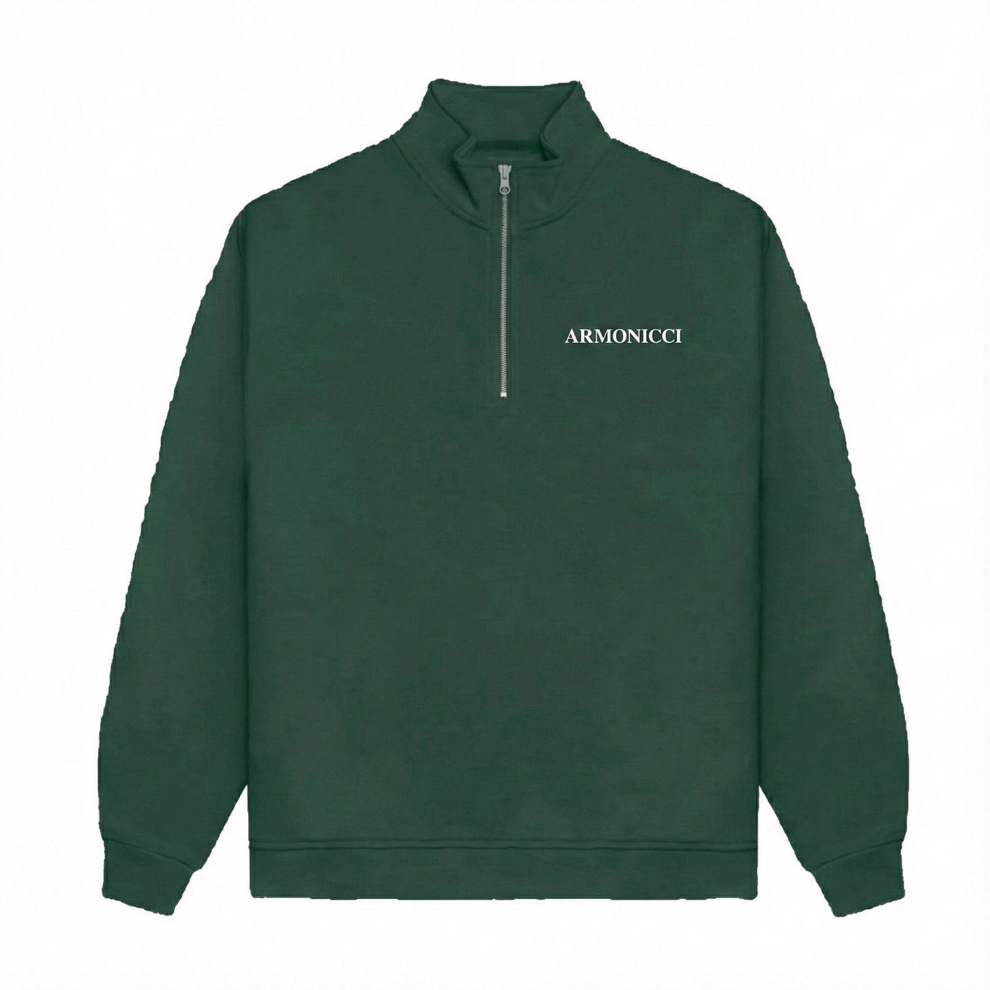 Heavyweight Forest Green Original Quarter Zip Sweatshirt
