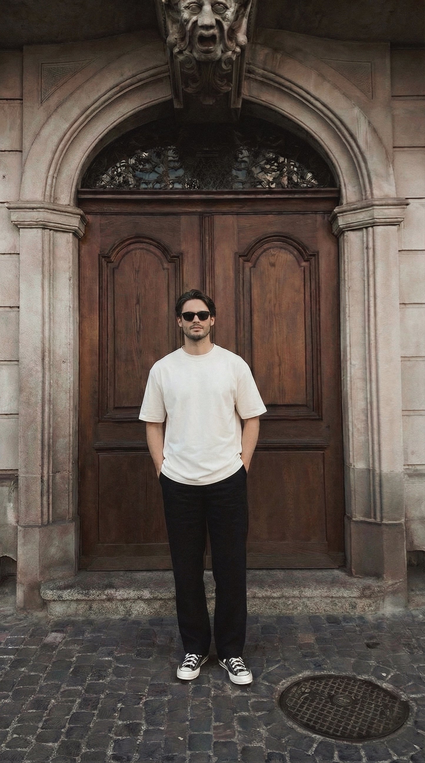Heavyweight Oversized Minimal White T-Shirt