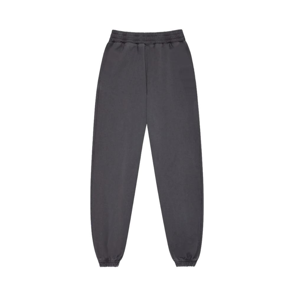 Heavyweight Washed Black Minimal Sweatpant | Luxury Minimal Streetwear