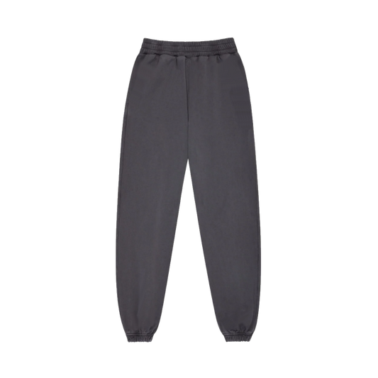 Heavyweight Washed Black Minimal Sweatpants