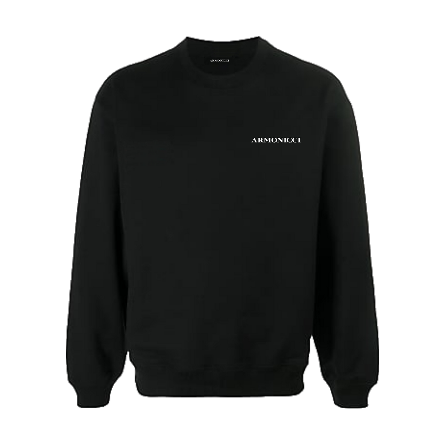 heavyweight black signature sweatshirt
