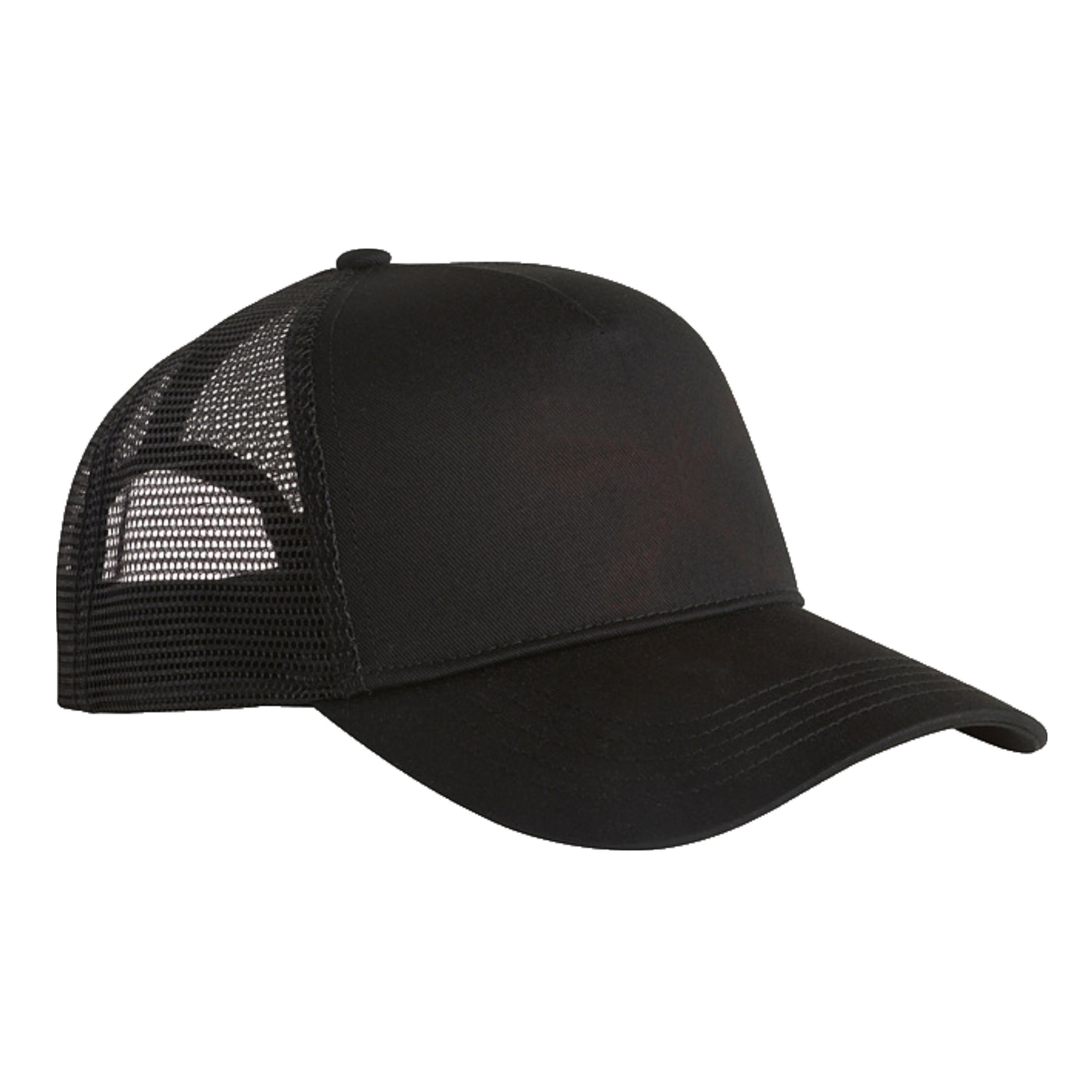 black mens trucker cap