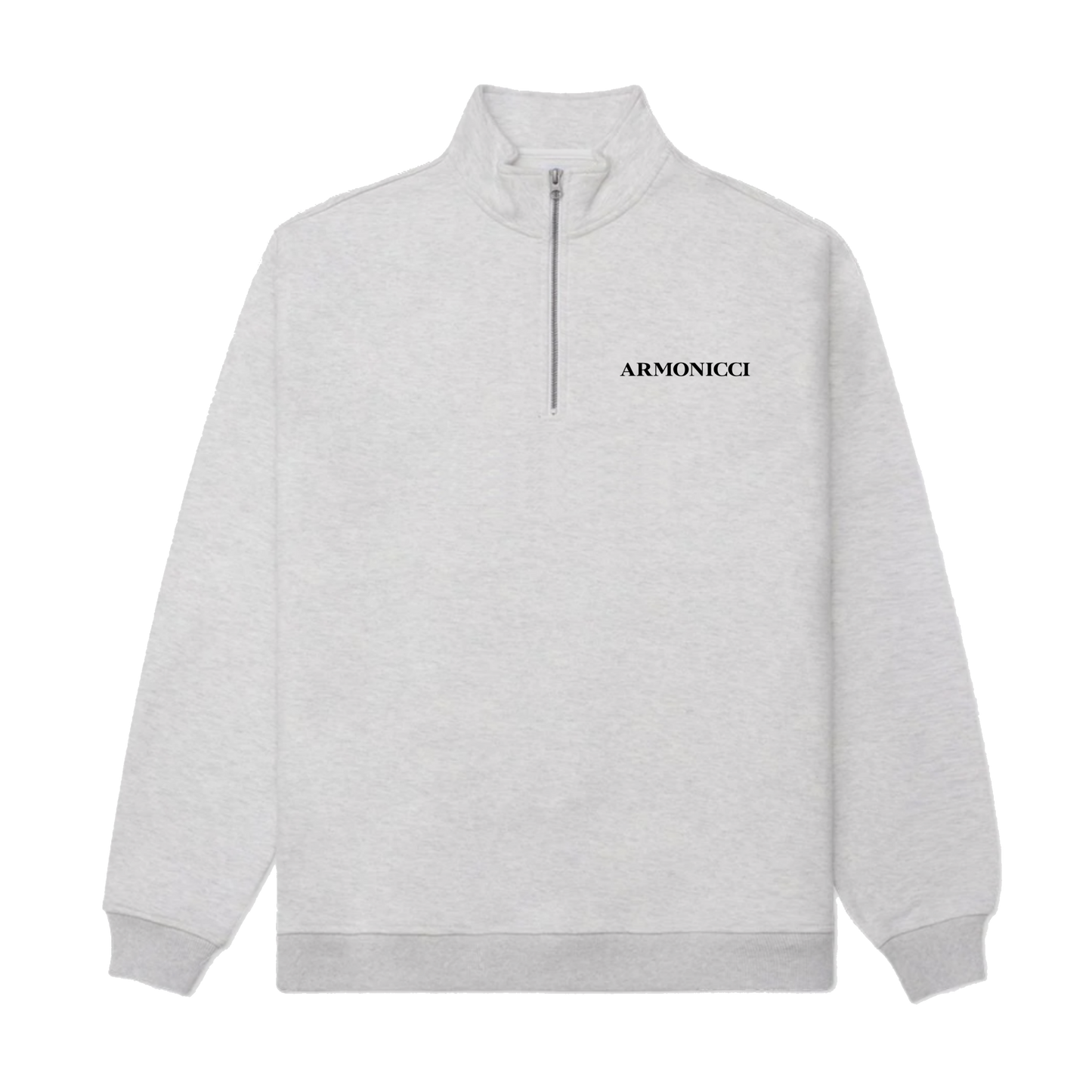 grey quarter zip sweatshirt