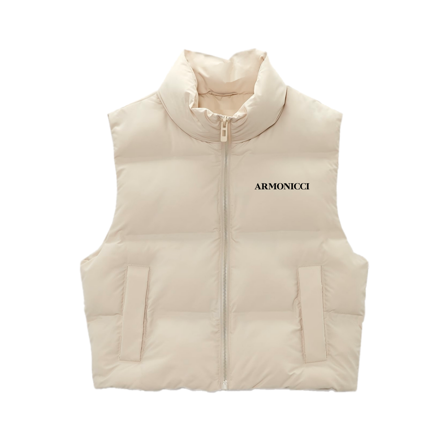 cream puffer gilet