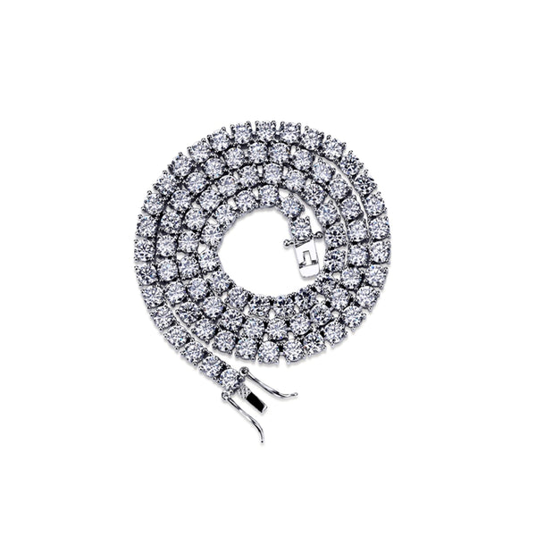 Silver 6mm Tennis Chain Necklace