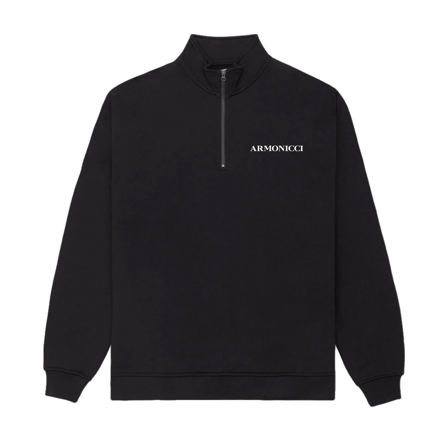 black quarter zip sweatshirt