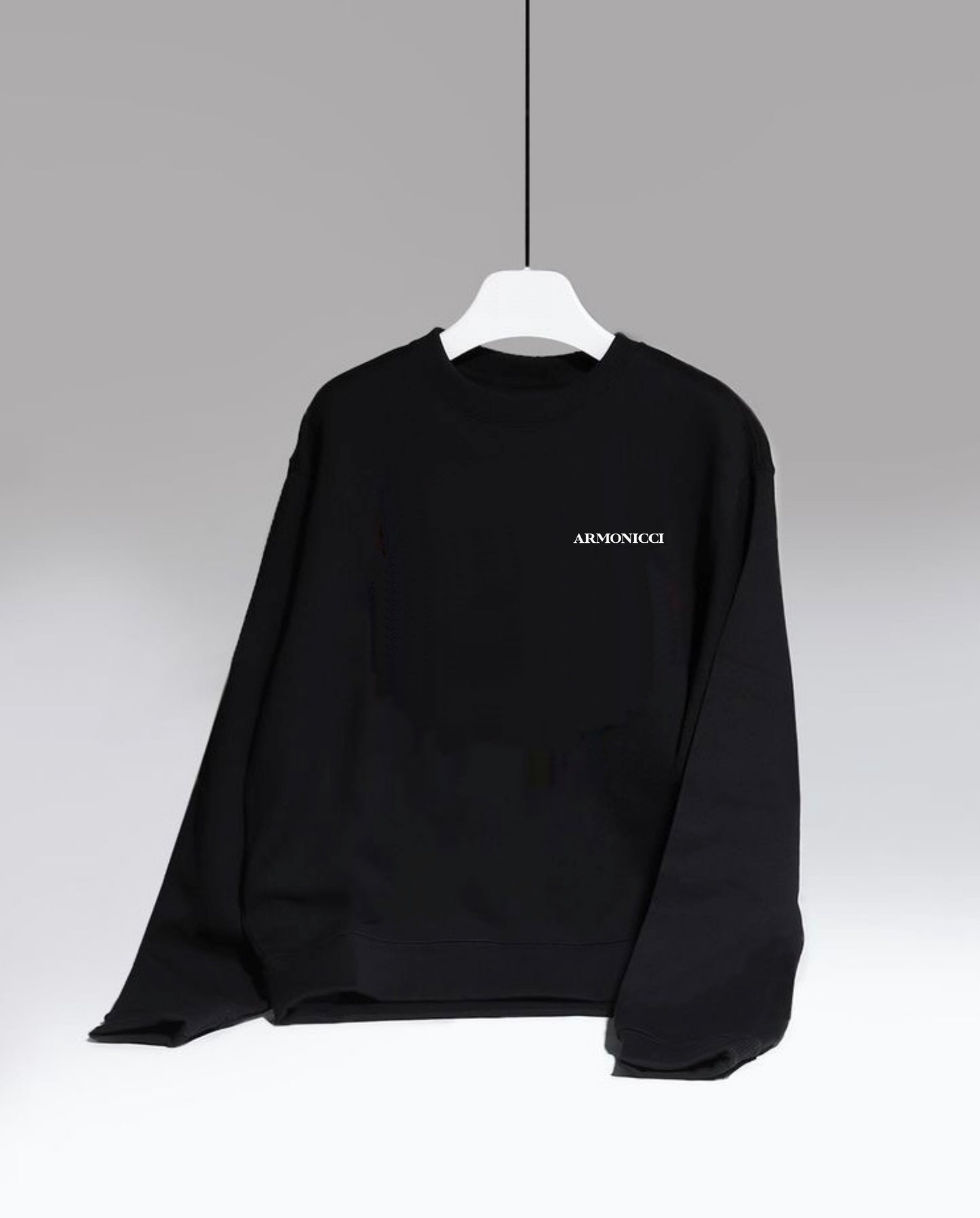 Heavyweight Black Signature Sweatshirt