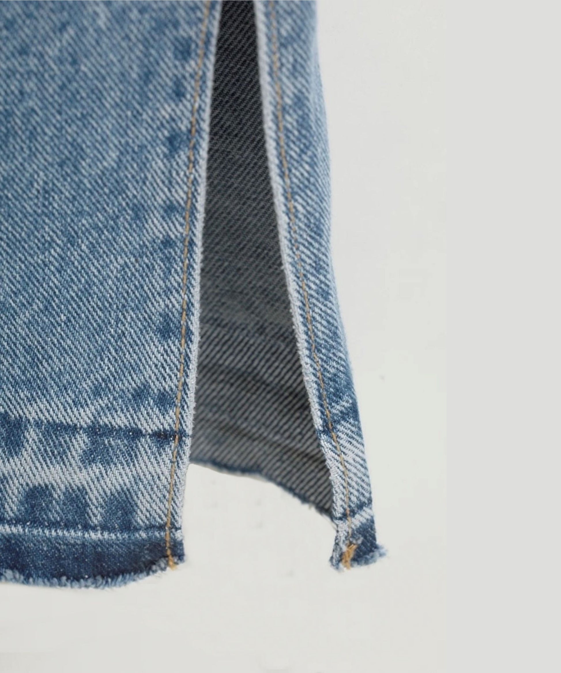 side split jeans
