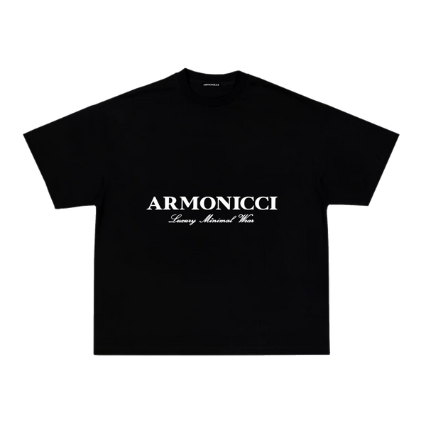 Oversized Black Script T-Shirt